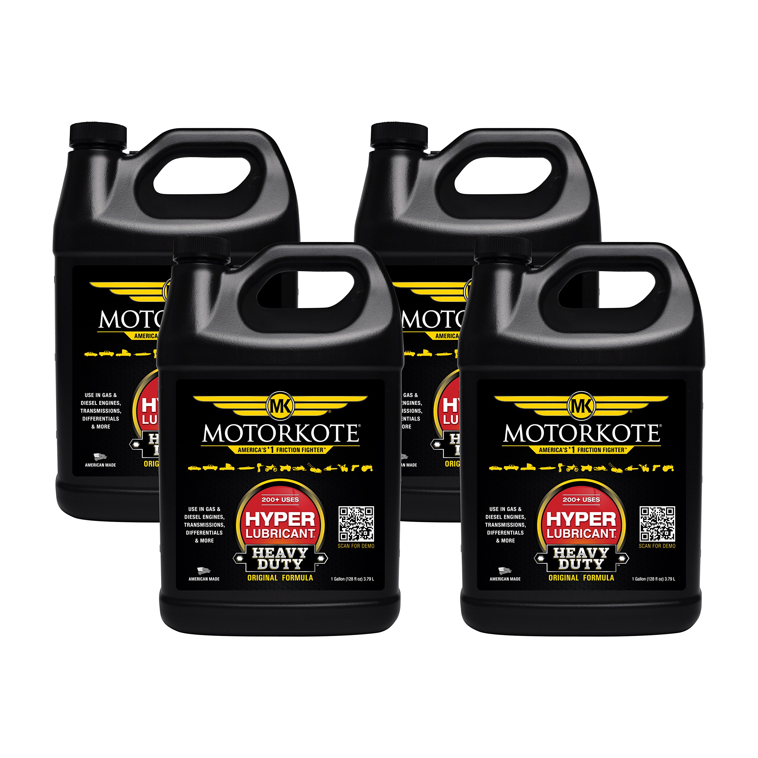 Motorkote Heavy Duty Hyper Lubricant 1 Gallon 4 Pack Automobile Truck
