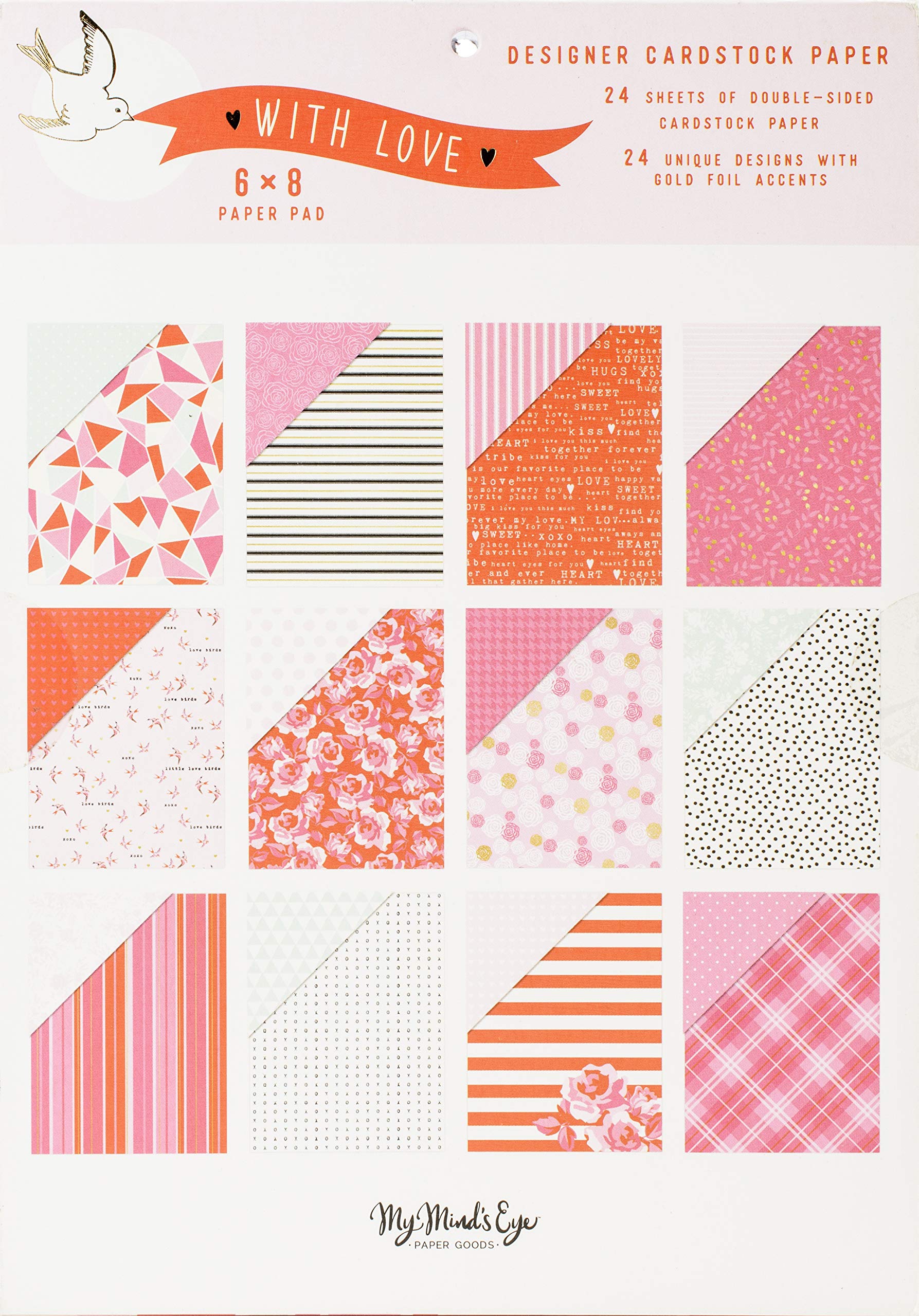 with Love Paper 6X8 PAD