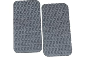 LEWMAR Treadmaster Non-Slip Self-Adhesive Step Pad | Gray, Size 1, Pack of 2