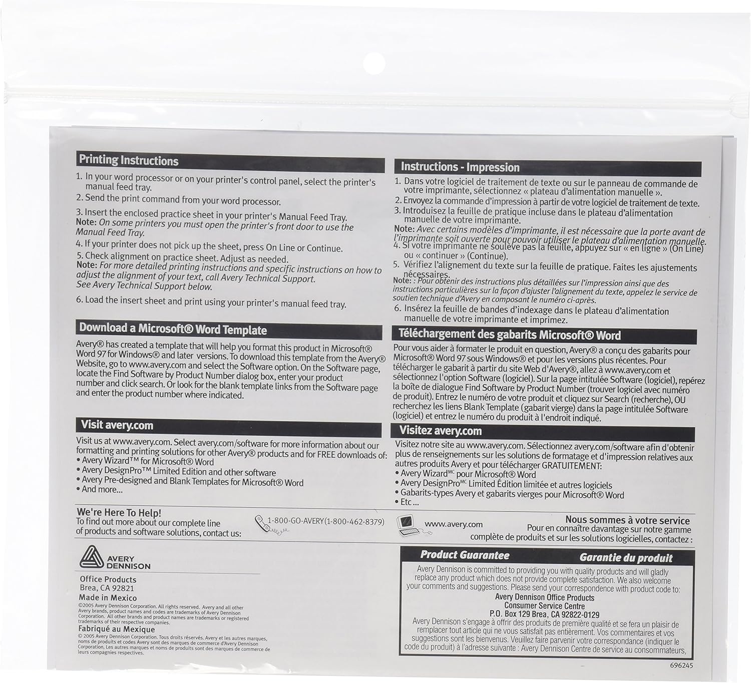 Avery WorkSaver Tab Inserts, 2 Inches, White, 100 Inserts (11136) : Hanging File Folder Tabs : Office Products