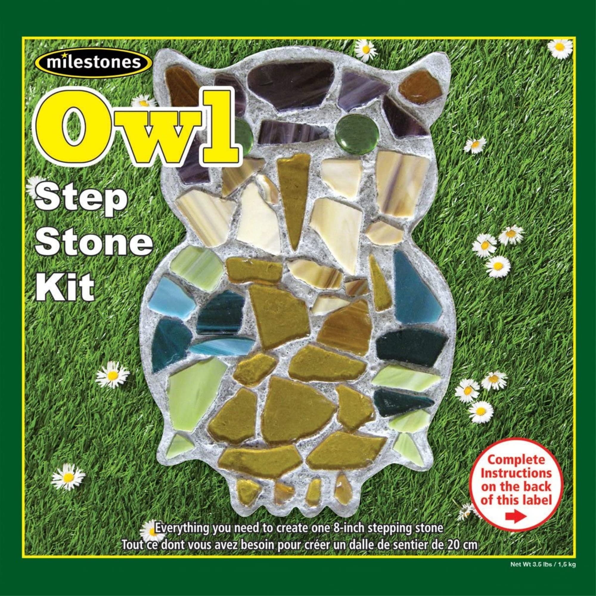 Midwest 90115207 Products Mosaic Stepping Stone Kit owl, By The Yard