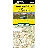 Colorado 14ers South Map [San Juan, Elk, and Sangre de Cristo Mountains] (National Geographic Topographic Map Guide, 1303)