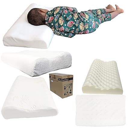 Buy Memory Foam Queen Bamboo Cover Contour Side Back Sleeping