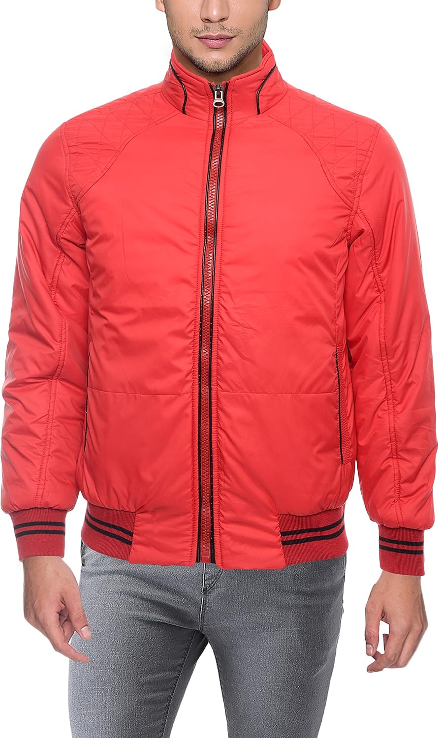 Buy Nature Men's Nylon & Polyester Jacket at Amazon.in