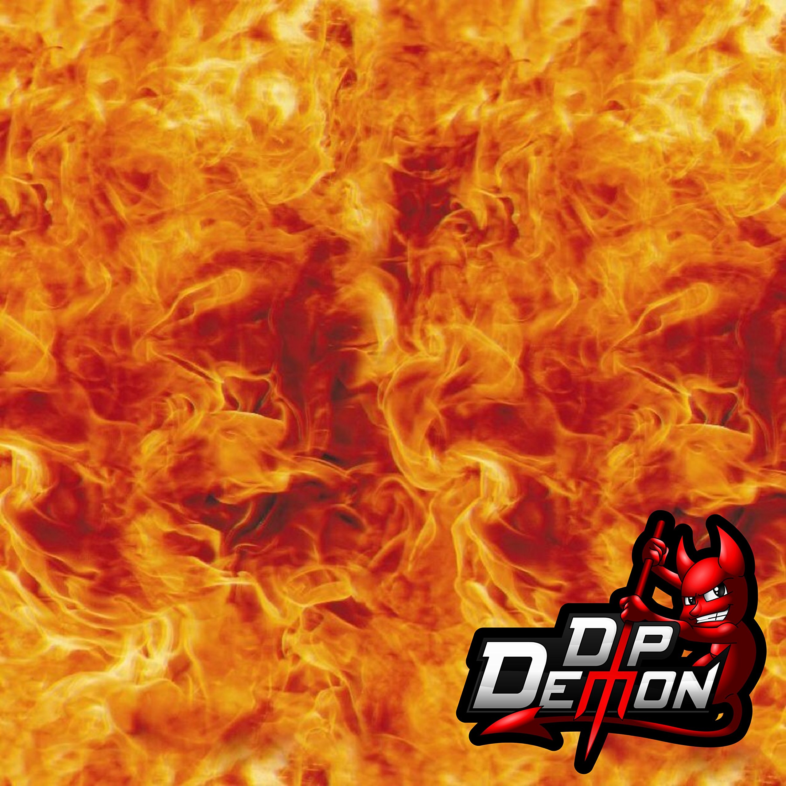 Backdraft Flames Fire Hydrographic Water Transfer Film Hydro Dipping Dip Demon