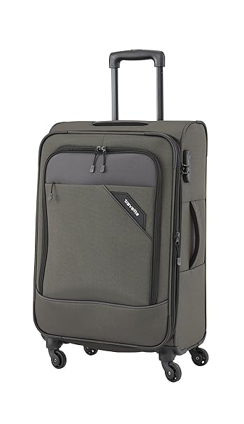 Travelite Derby Rollkoffer, klassisch, robuster und leichter Weichgepäck Trolley mit 4 Rollen in 4 Farben