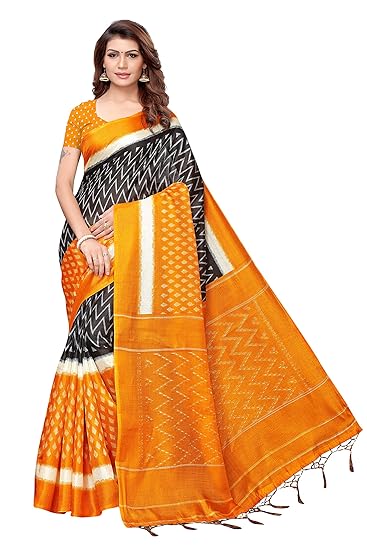 Art Silk Saree with Blouse Piece