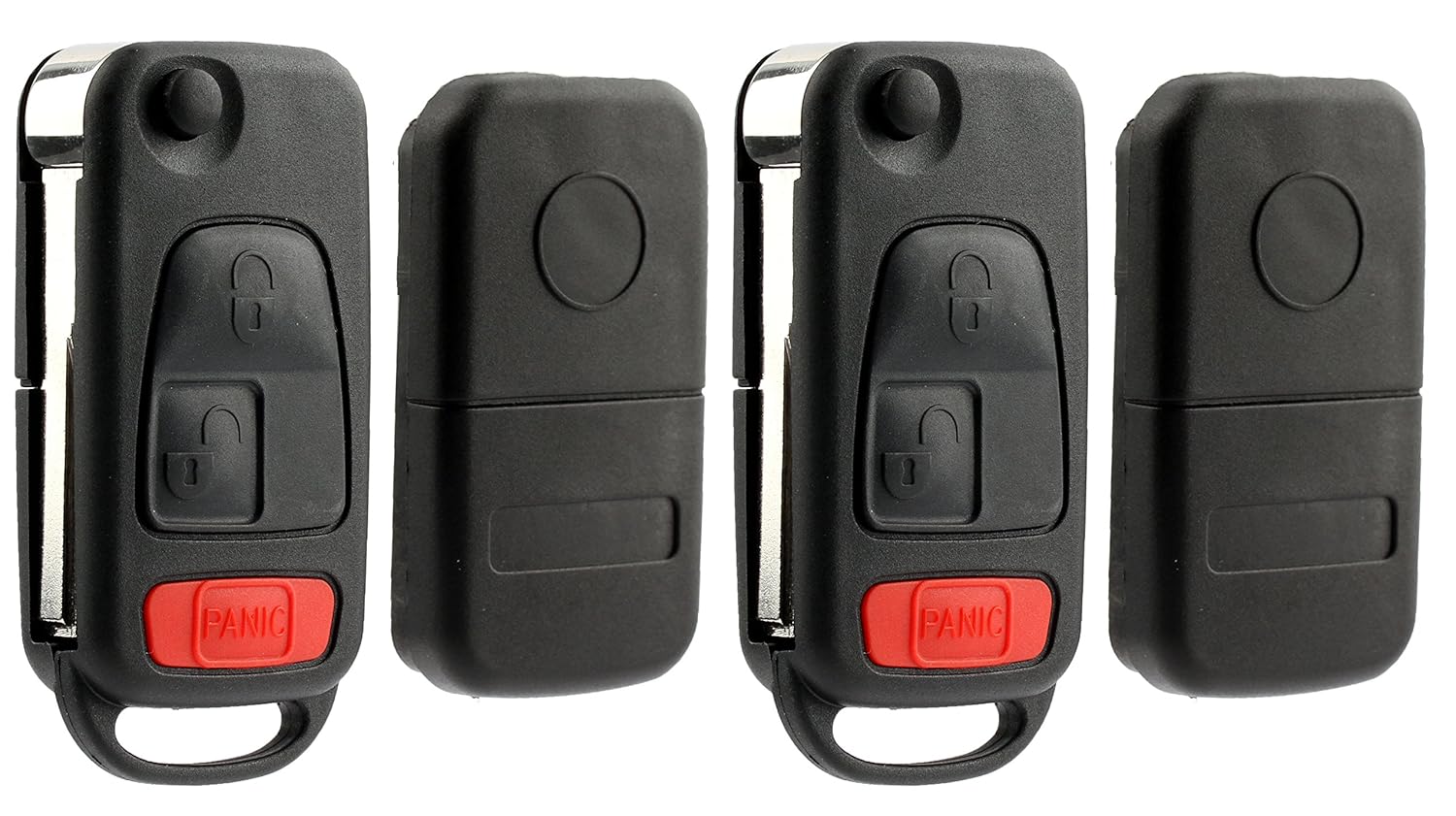 KeylessOption Replacement Keyless Entry Remote Fob Clicker Flip Key