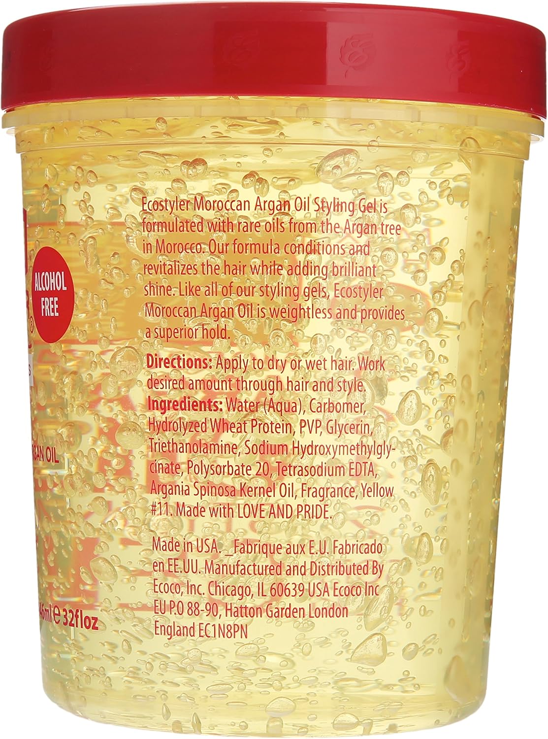 Eco Styler Moroccan Argan Oil Styling Gel 946 ml BigaMart