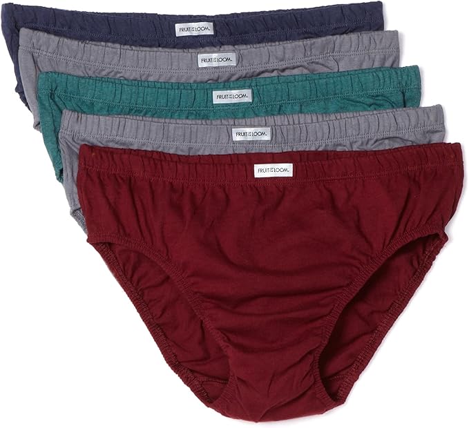 Fruit of the Loom Men's 5Pack NoFly Sport Briefs Colors May Vary