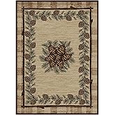 Mayberry Rug AD5791 2X4 Greensboro Brown Area Rug