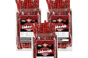 RUNNINWILD Cinnamon Licorice Twists | Lick-o-Rish, 3 Pounds Total (Set of 3 bags, 1 pound each)