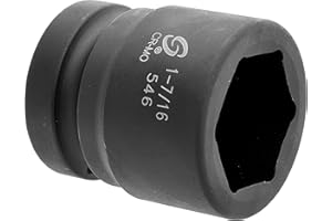 Sunex 546 1" Drive Standard 6 Point Impact Socket 1-7/16"