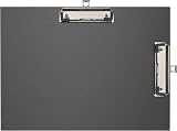 Exacompta 18271E Clip Clipboard 23x32cm A4 Black Coated Pad Balacron view 2
