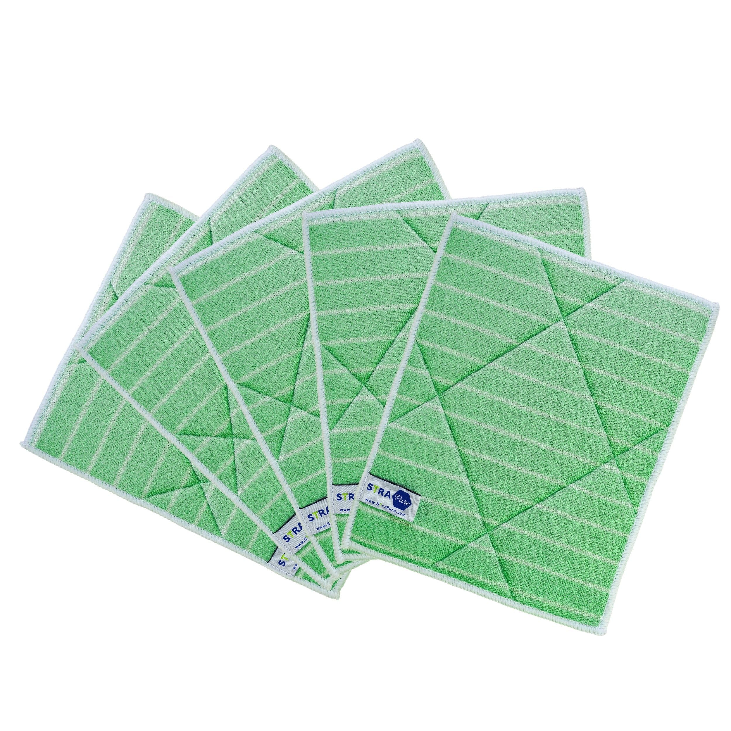 Bamboo Expert - Pack of 5 Bamboo Microfibre Sponges - Special Pro - Deep Clean All Smooth and Fragile Surfaces - Recoverable VAT