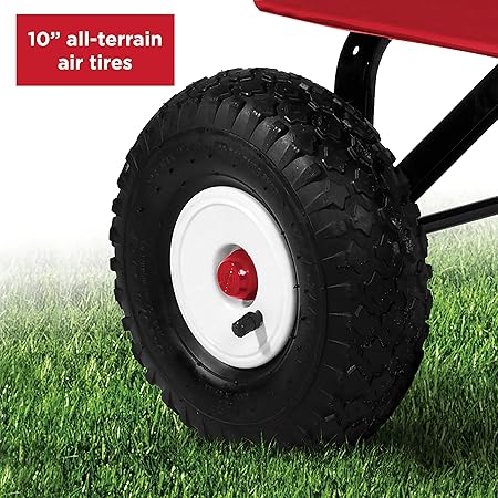 big red atw radio flyer wagon