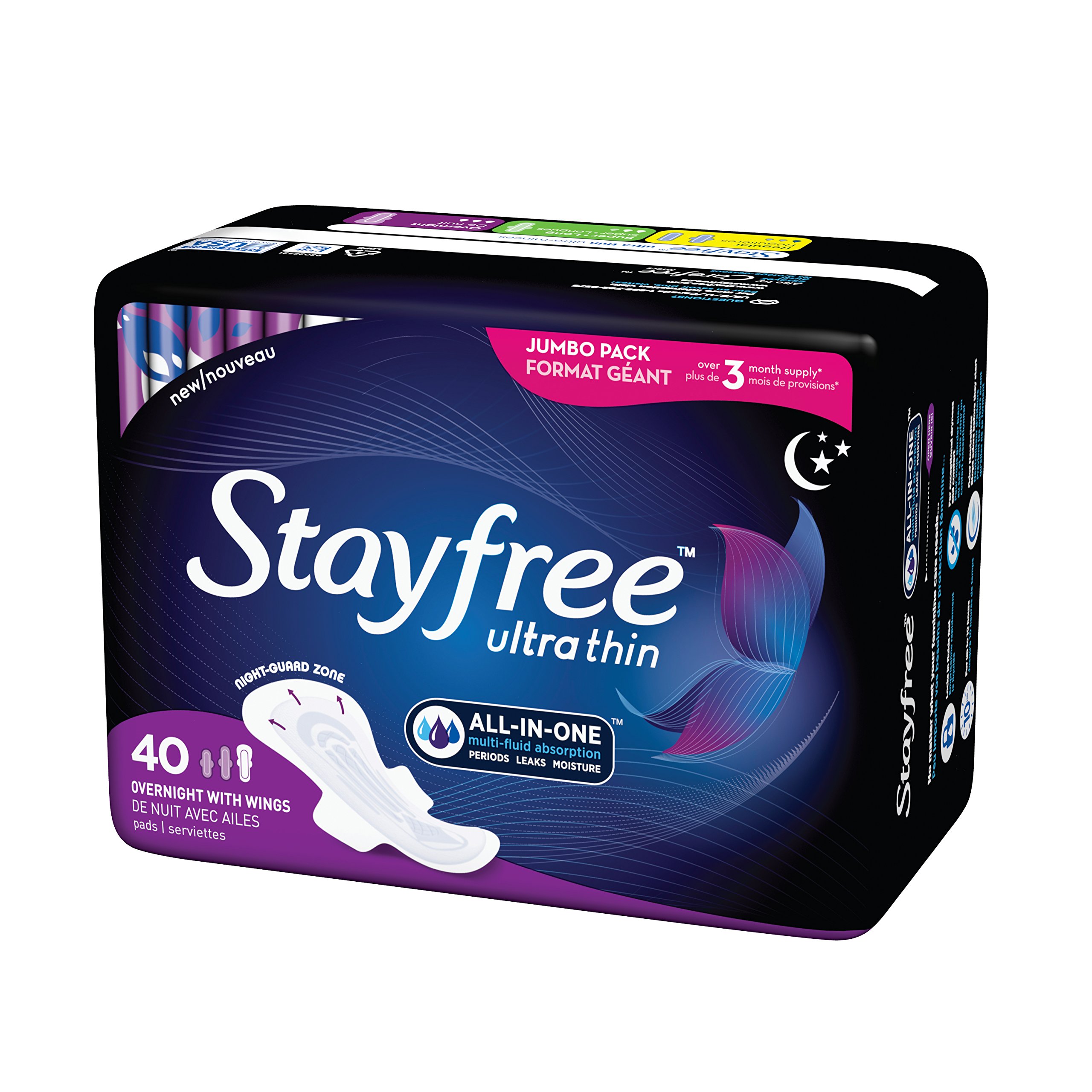 Stayfree Ultra Thin Overnight Pads With Wings For Women Reliable 