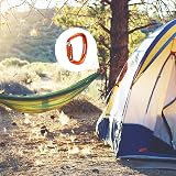 2 Pack Carabiner Clip 12KN Auto Locking Twist Lock D Shape view 2