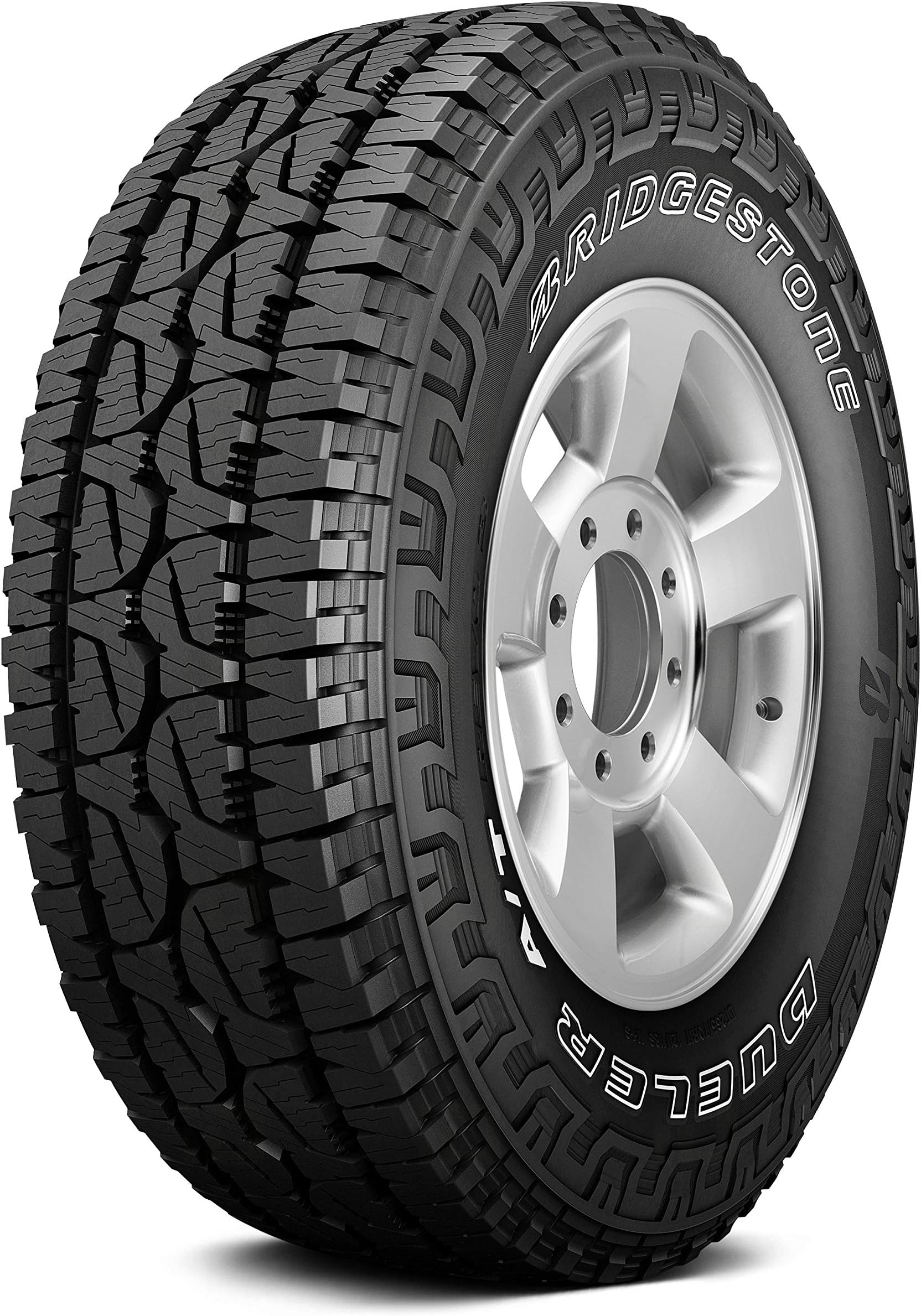 Bridgestone Tires DUELER A/T REVO 3 WITH OUTLINED WHITE LETTERING P265/70R18 Tire - All Season Truck/SUV