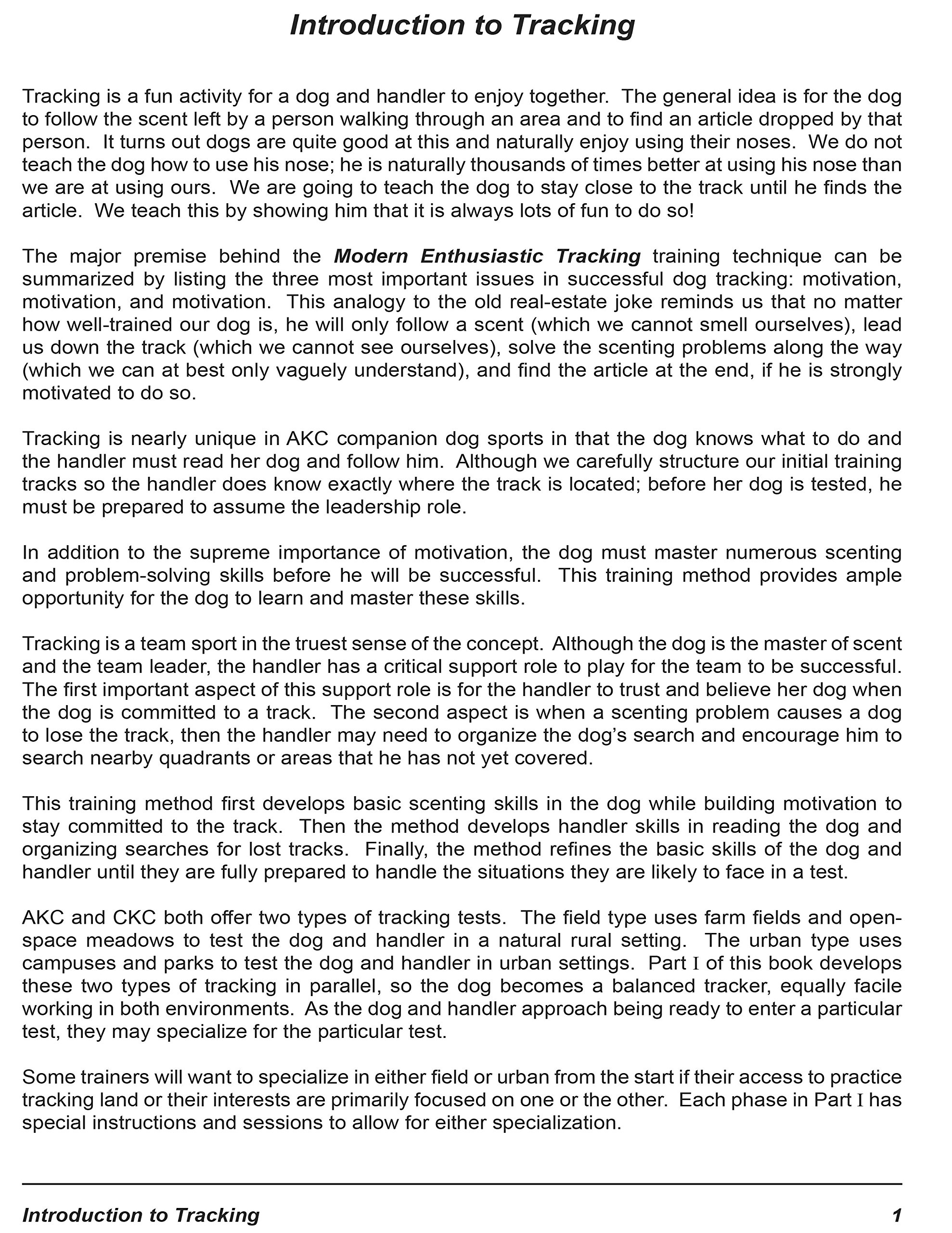 Modern Enthusiastic Tracking, The New Step-by-Step Training Handbook:  William (Sil) Sanders: 9781892119216: Amazon.com: Books