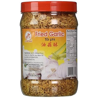 16oz Flying Horse Crispy Fried Garlic (1 Pound Total)