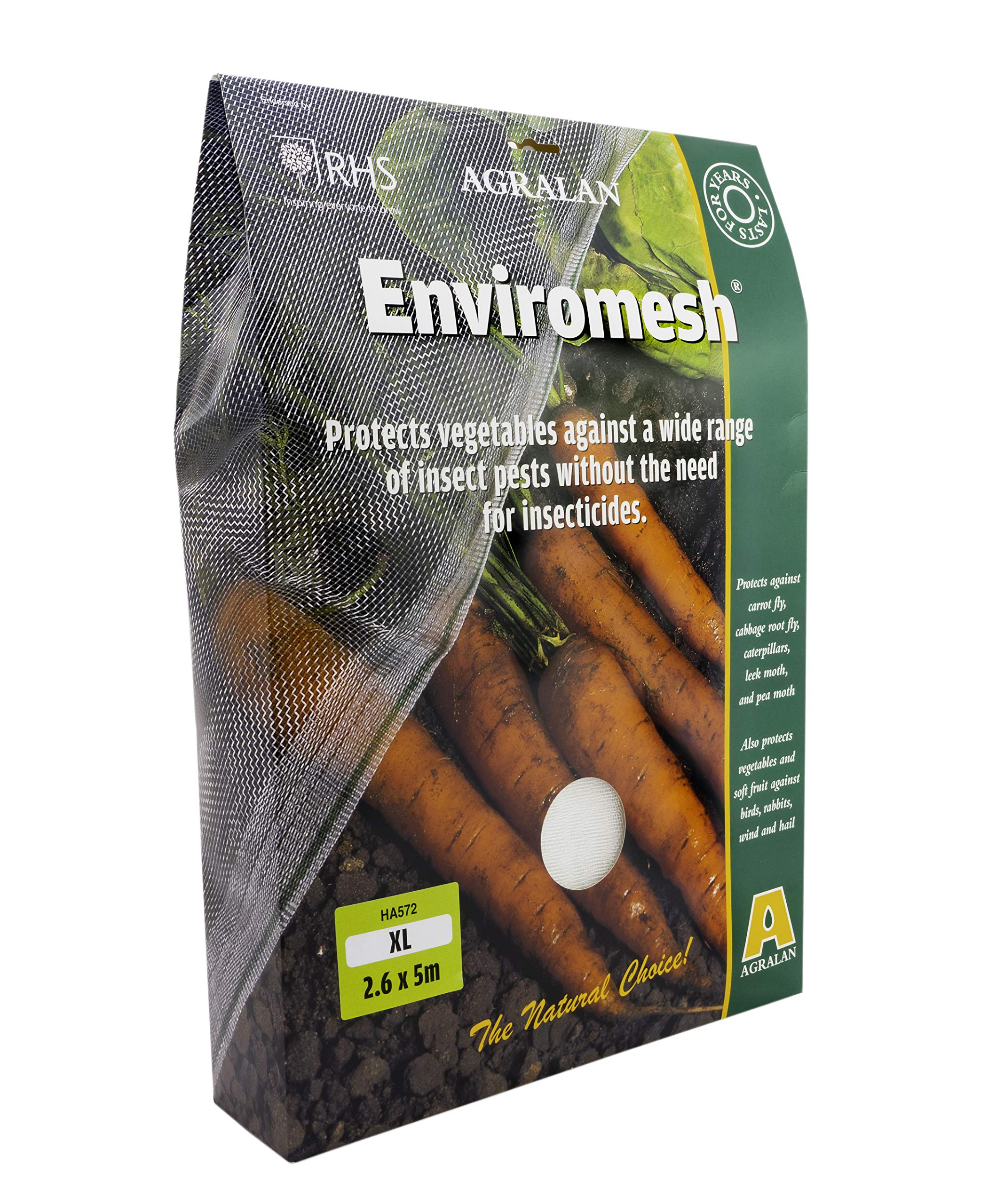 Agralan Enviromesh XL | Fine Insect Netting Mesh | Protect Crops Vegetables Fruit From Insect Pest Damage |
