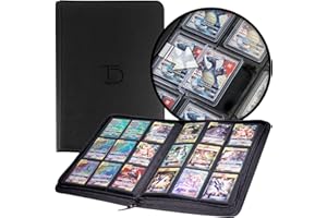 TopDeck 200 TopLoader Binder - 9 Pocket Card Binder Album - TCG Secure Storage Sleeves - Compatible with Yugioh, Magic the Gathering, Pokemon and More - Trading and Sports Card Holder