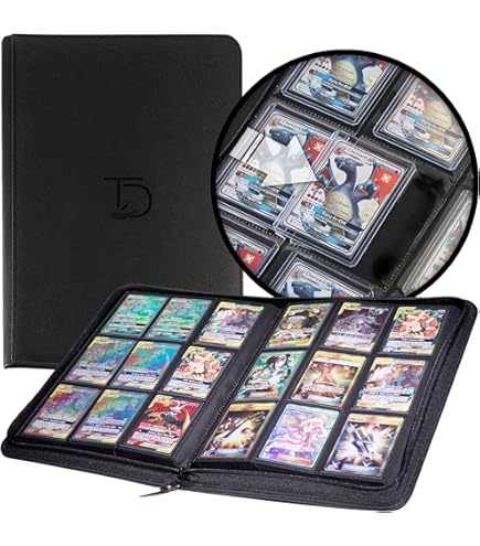 Amazon.com: TopDeck 1000 Card Binder - TCG Portfolio - 16 Pocket Card Binder  - Ringless Binder Compatible with Pokemon Cards, Yu-Gi-Oh, Magic the  Gathering, and More - Side Load Sleeves