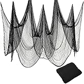 Land Guard Halloween Gauze Cloth, Black Creepy Cloth, 40×200 Inch Creepy Fabric Halloween for Haunted House Supplies, Party Outdoor, Indoor