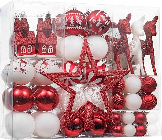 Addobbi Albero Di Natale Rosso E Bianco.Frmyq2wifth1om