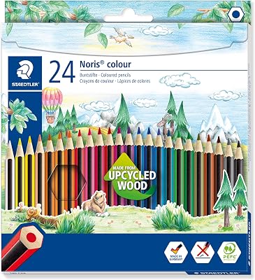 185 C24 - Lápices de colores, 24 Unidades (Paquete de 1), Multicolor