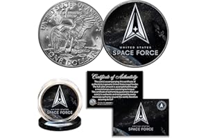 Merrick Mint United States Space Force (USSF) Official Logo IKE Eisenhower One Dollar US Coin