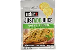 Weber Just Add Juice Garlic and Herb Marinade Mix 6 pk.