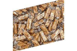 LAETAFOOD Sesame Honey Crunch Bars | 1 Pound Bag | Honey Roasted Sesame Seeds Candy | Individually Wrapped Snack Size Bars | Crunchy Sesame Candy for Office and Gifting