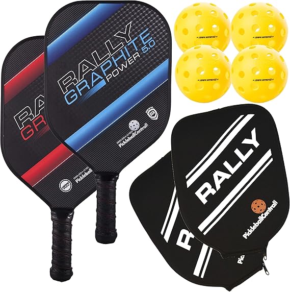 Pickleball Paddle Rally Graphite Power 5.0 Core, Graphite/Polymer
