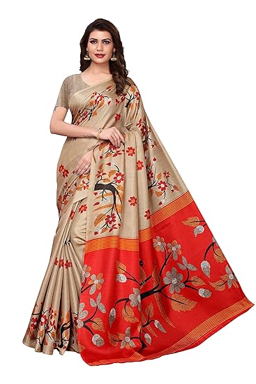 Art Silk Saree with Blouse Piece