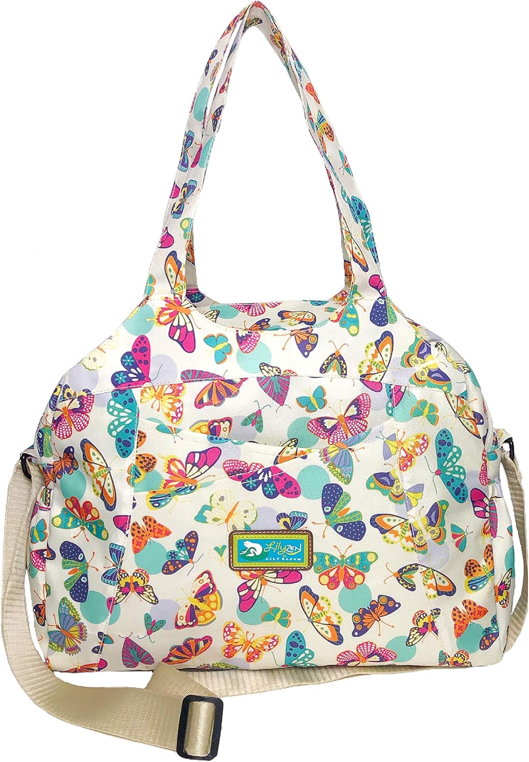 lily bloom butterfly suitcase