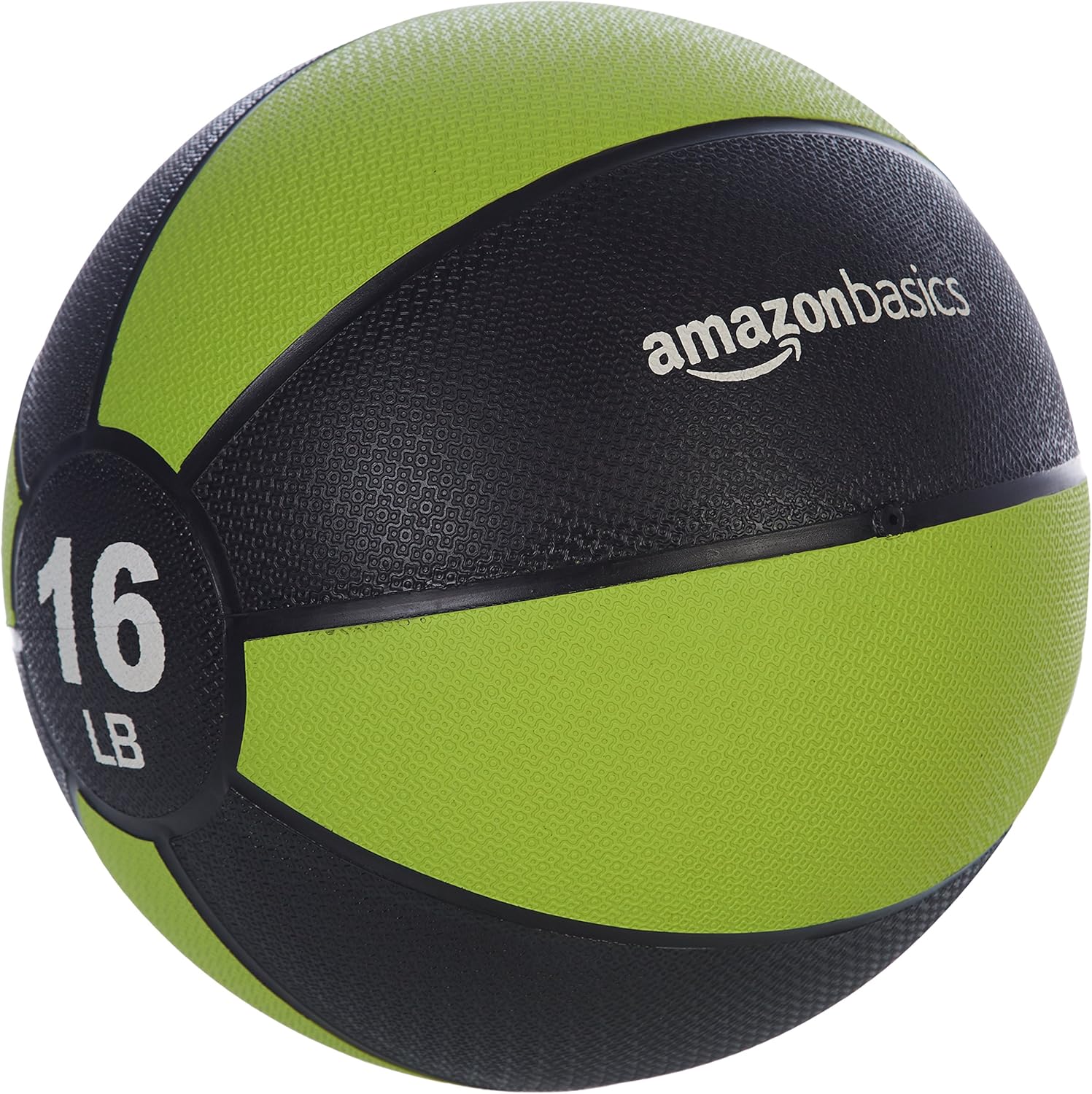 AmazonBasics Workout Fitness Exercise Weighted Medicine Ball 16