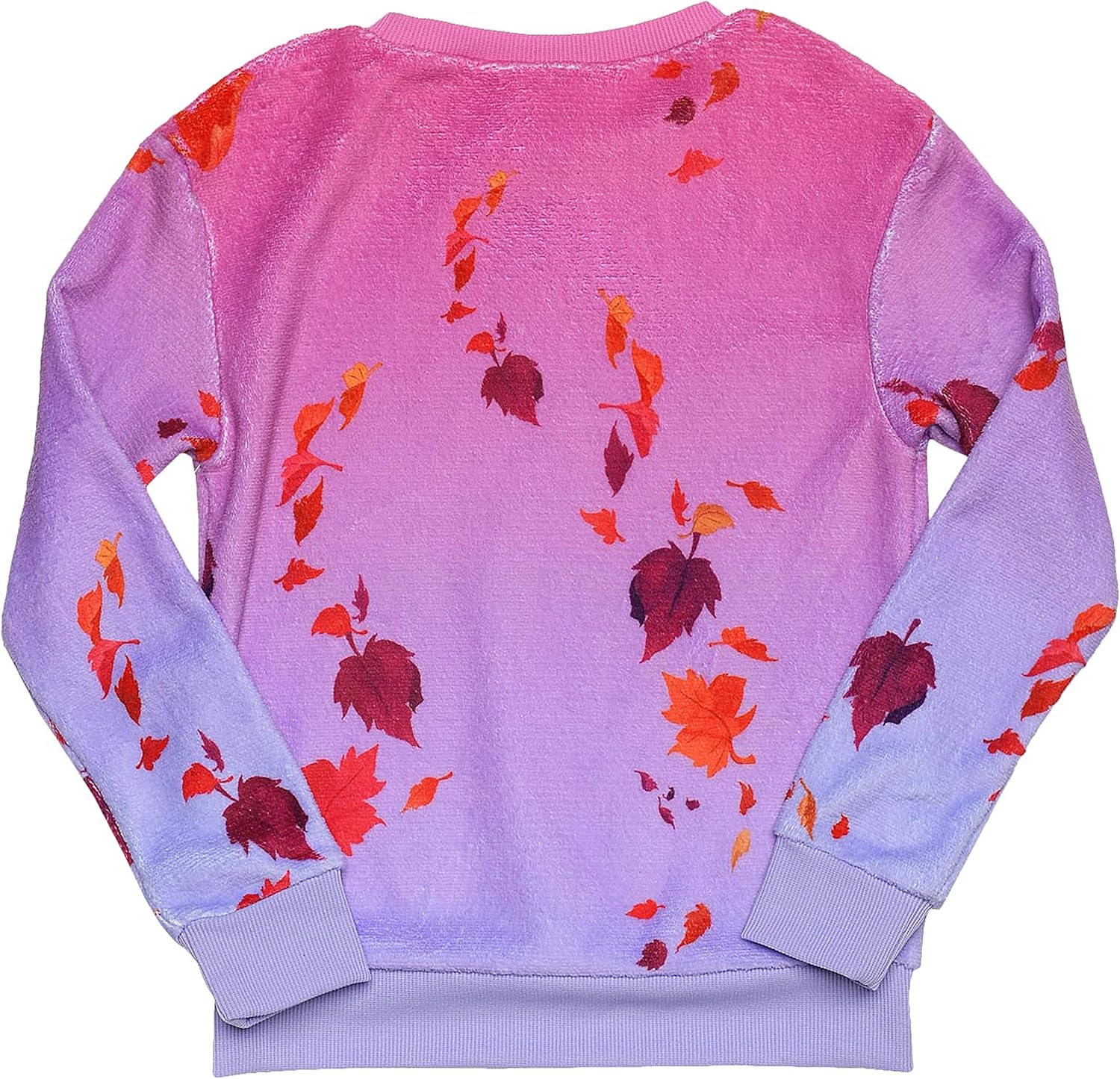 Disney Frozen II Girl's Long Sleeve Woobie Shirt Sweatshirt: Clothing