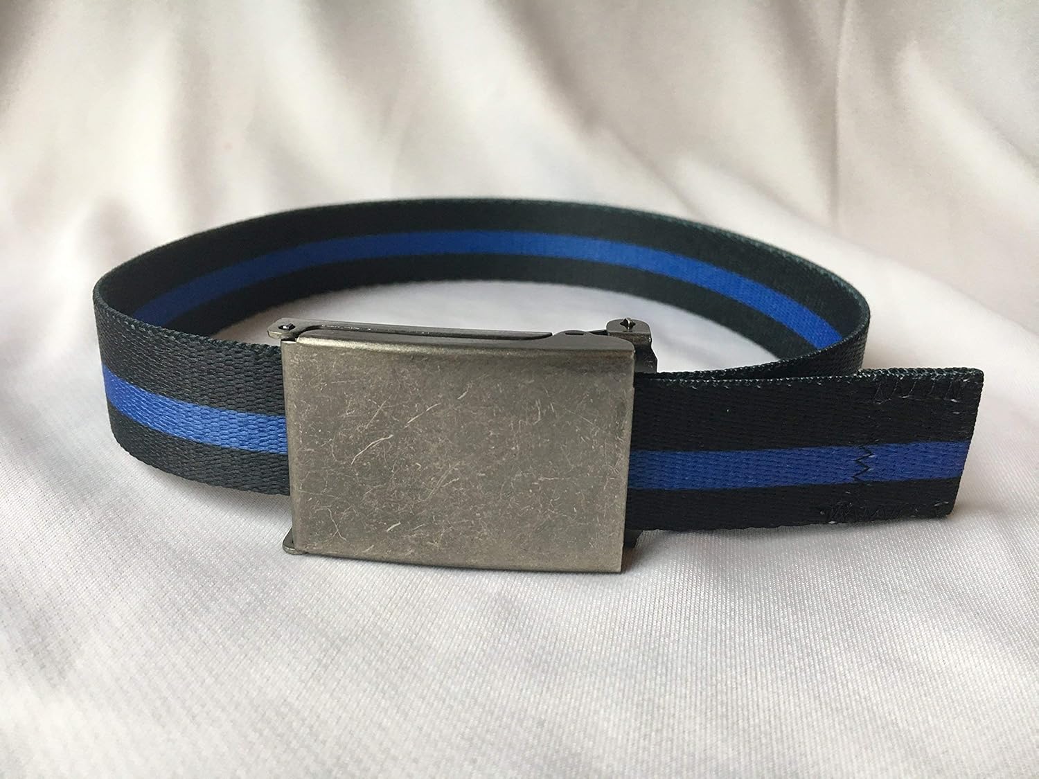 thin blue line belt buckle