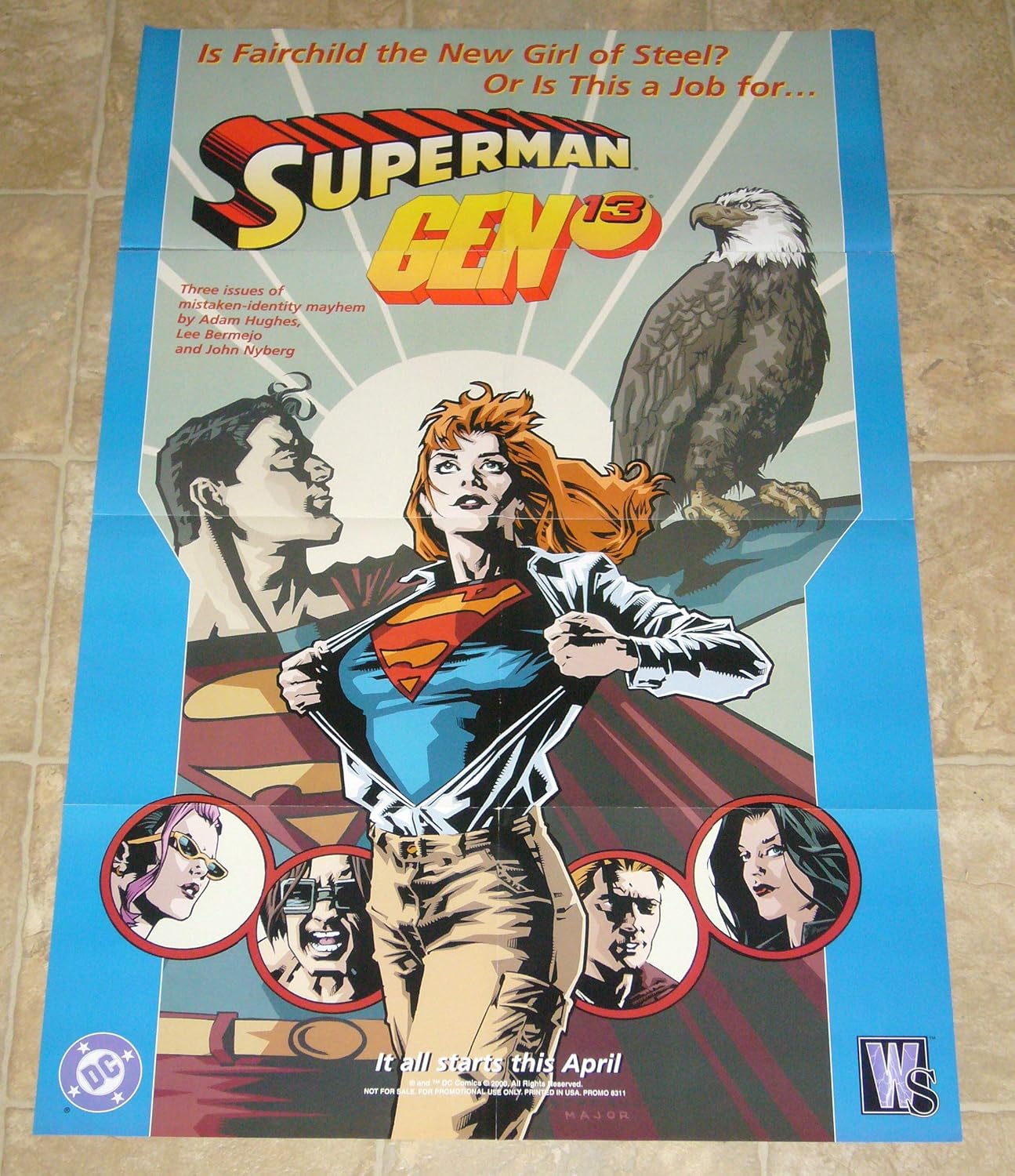 Superman Gen13 22 X 34 Promo Poster Art By Lee Bermejo Dc Wildstorm Comics Poster 0103x F At Amazon S Entertainment Collectibles Store