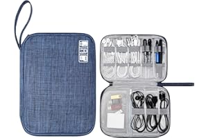 YOUBDM Electronics Organizer Portable Travel Cable Organizer Bag for Storage Electronic Accessories Case for Cord, USB, Charg