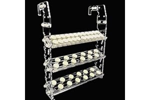 Reefing Art Vertical Frag Rack holds up to 84 coral frag plugs hang on back (Large)