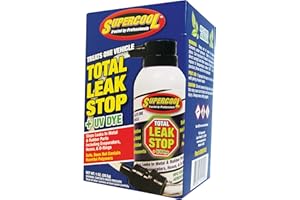 TSI Supercool 39241B Total Leak Stop and U/V Dye, 1 oz (HFC Free BOV Can with Adapter, Retail Box)