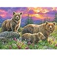 RoseArt 500 Piece Jigsaw Puzzle - 'Pumpkin Patch Bunnies' By Abraham Hunter, Premium Quality For Adults