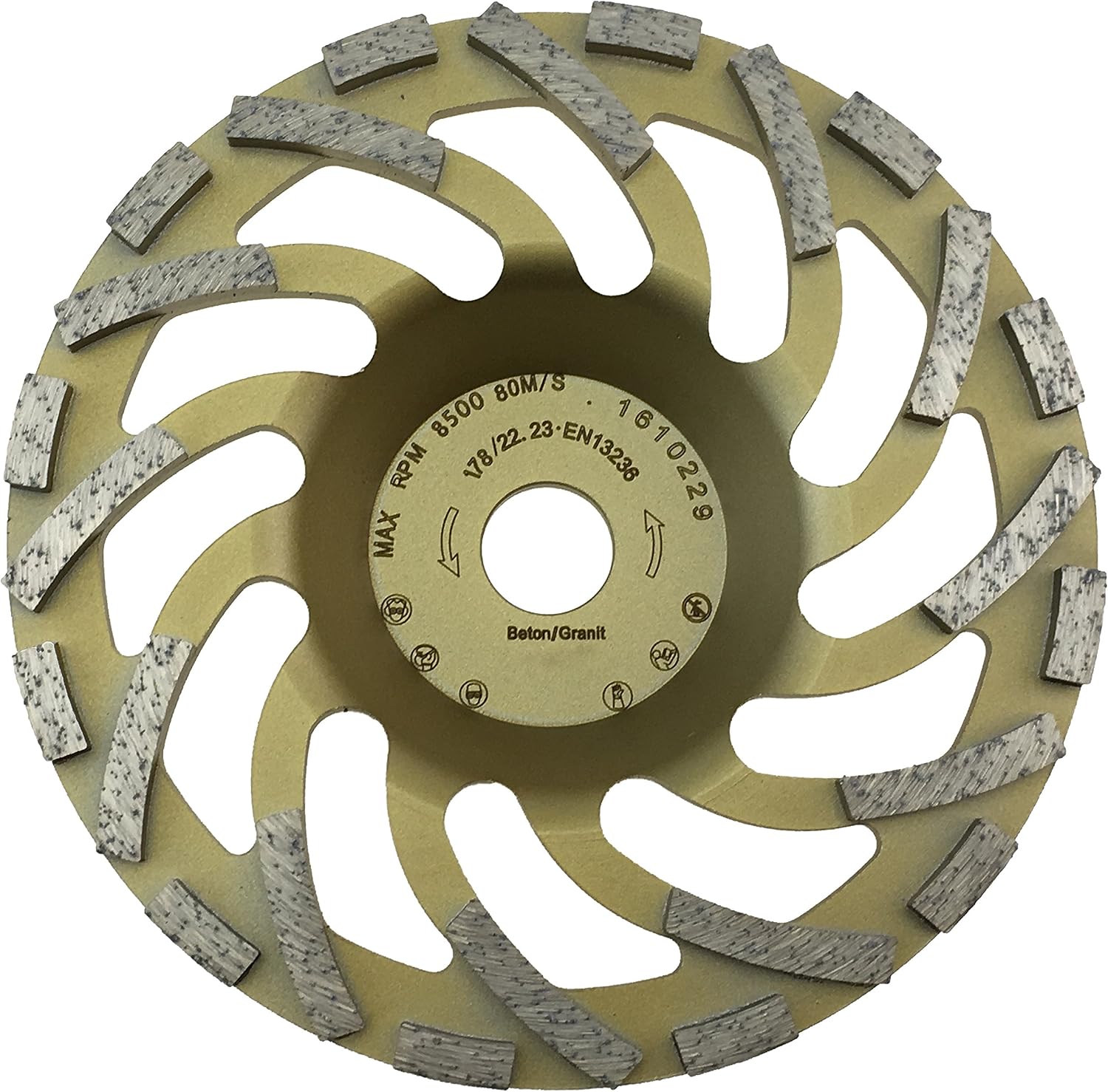 Disque Diamant PRODIAMANT 150mm - Pour Béton, Béton Armé, Maçonnerie - Coupe Sèche Et Précise