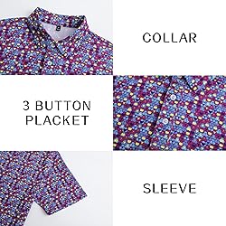 Men's Funny Golf Polo Shirts Short Sleeve
