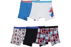 Spiderman boys Boxer Brief Multipacks With Multiple Print Choices Available in Sizes 4, 6, 8, 10, and 12