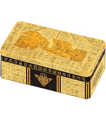 Amazon.com: Yu-Gi-Oh! Cards: 2020 Tin- Includes 3 Mega Packs | New Gold Tin  Design | 3 World Premiere Cards