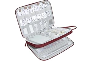 CILLA Electronics Organizer Travel, Travel Cord Organizer Case, Compact Electronics Accessories Bag for Cable, Cord, Charger,